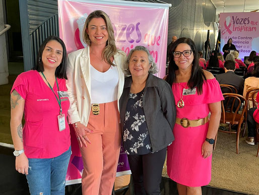 Taguatinga – ABRAPEC marcou presença no evento Vozes que Inspiram: a Luta Contra a Violência à Mulher e o Outubro Rosa.