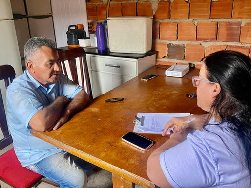 Salto – Equipe técnica da ABRAPEC realiza mais uma visita de proteção social em domicílio, levando acolhimento e cuidado a pessoas em tratamento do câncer.