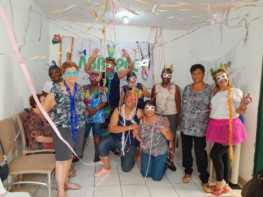 Ribeirão Preto – Atividade de Carnaval contou com a presença de atendidas pela ABRAPEC.