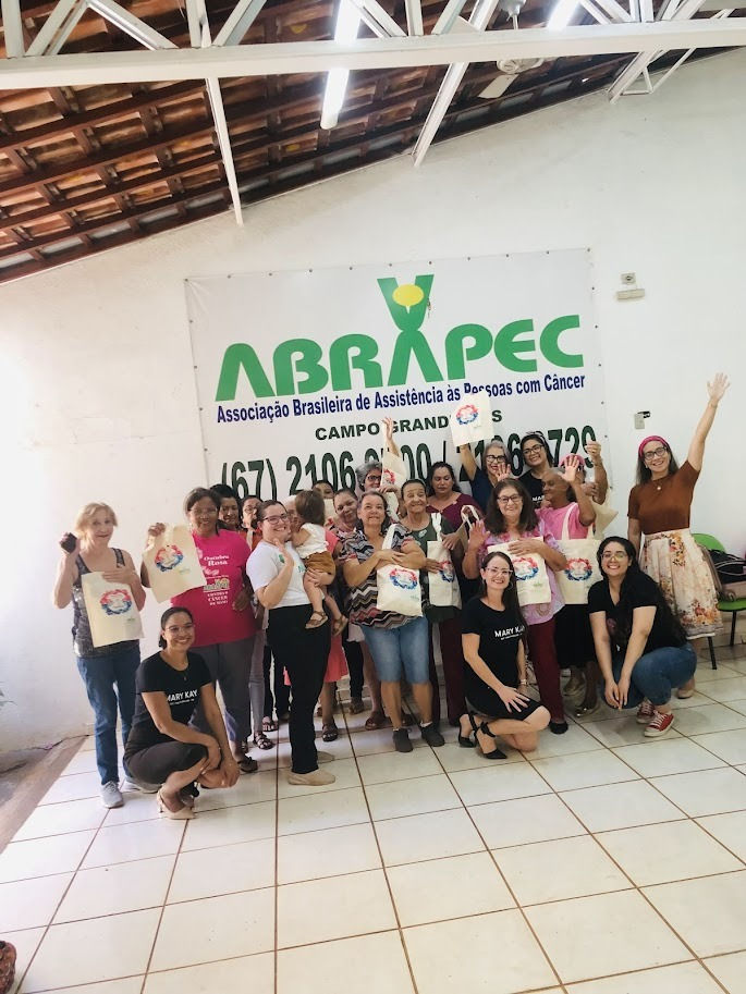 Campo Grande – Atendidas pela ABRAPEC participaram da Tarde da Beleza 💖.