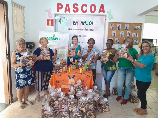 Ribeirão Preto – Assistidos pela ABRAPEC celebraram a Páscoa.