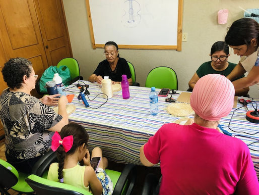 Campo Grande – Artesanato de Sousplat é realizado na ABRAPEC.