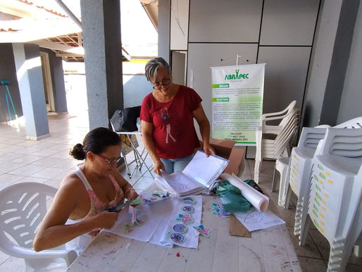 Salto – Atendidas pela ABRAPEC participaram de oficina de patch aplique.