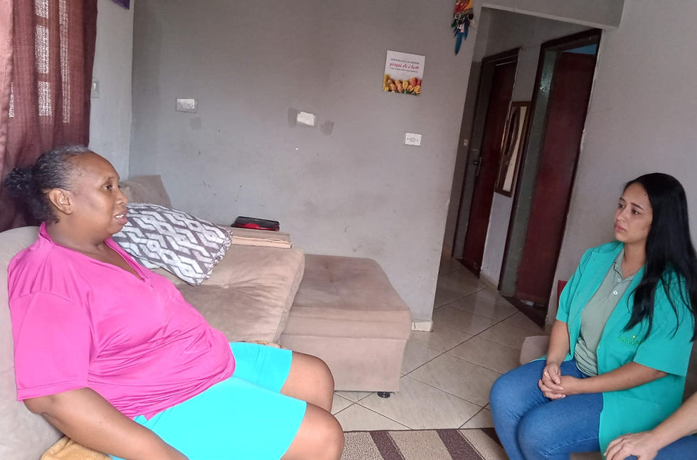 São João da Boa Vista – Atendida pela ABRAPEC recebe visita de atenção domiciliar.