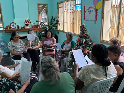 Atibaia – Atendidas pela ABRAPEC iniciam ensaios do coral para apresentação na confraternização de Natal.