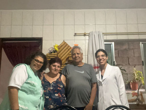 Jundiaí – A importância do atendimento domiciliar da ABRAPEC a paciente em tratamento de câncer de pele.