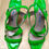 Miniaturbild: Manolo Blahnik Green Sandals