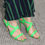 Miniaturbild: Manolo Blahnik Green Sandals