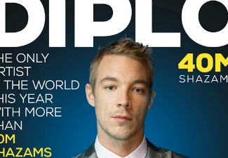 Diplo, el artista más buscado de 2015 en Shazam