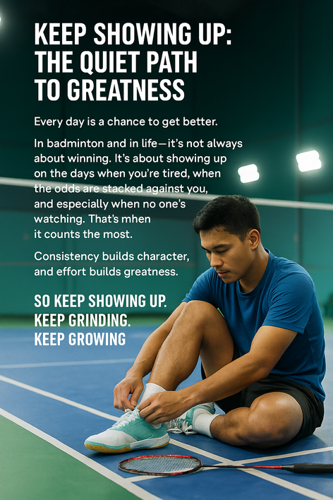 Keep Showing Up: The Quiet Path to Greatness