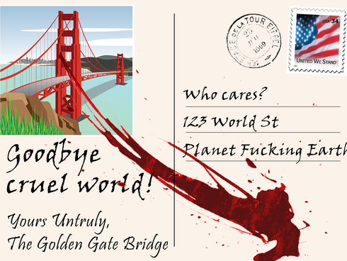 The Golden Gate Bridge’s Suicide Note