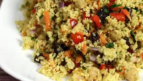 Moroccan Chickpea & Couscous Salad