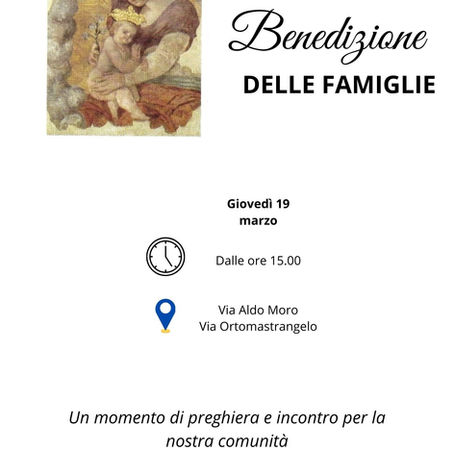 Benedizione delle famiglie