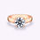 Simple Sleek 4-Prong Round Engagement Ring | 18K Rose Gold