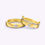 Thumbnail: Elegant Knight & Princess Matching Couple Ring | 18K Yellow Gold