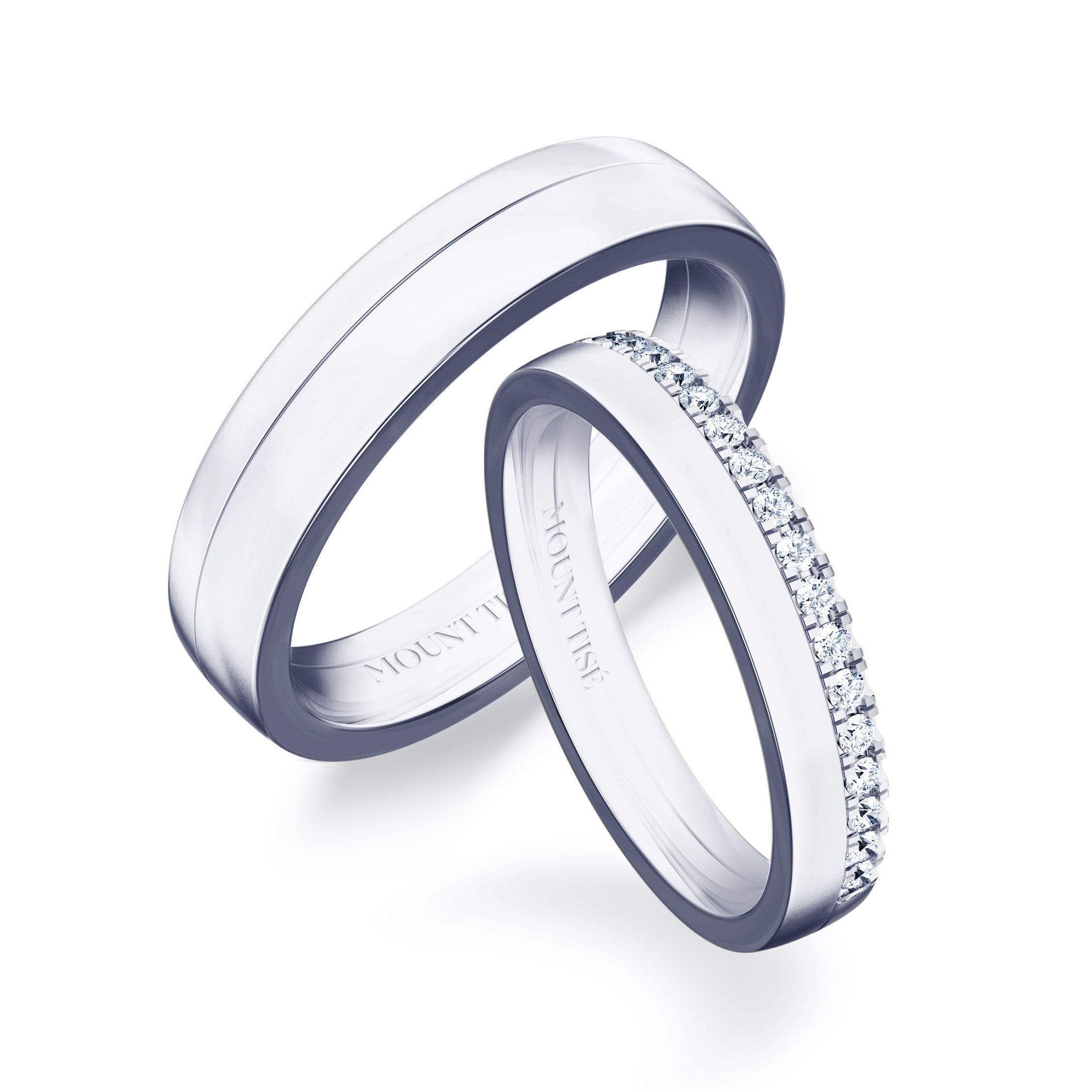 Couple Ring· PurestBond| Classic Simple Wedding Diamond Ring