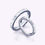 Thumbnail: Simple Niche Cube Couple Ring | 18K White Gold | Platinum