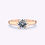 Thumbnail: Classic Solitaire 4-Prong Diamond Engagement Ring | 18K Rose Gold