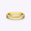 Thumbnail: Simple Pavé Wedding Diamond Ring | 18K Yellow Gold