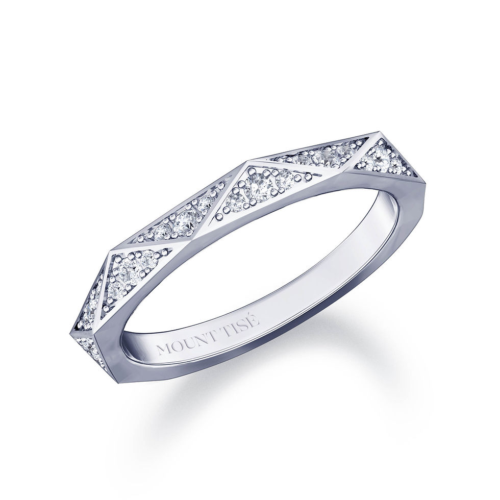 Women's Rings·Wedding Rings|Chic Exquisite Rhombus Facets Women's Wedding Ring