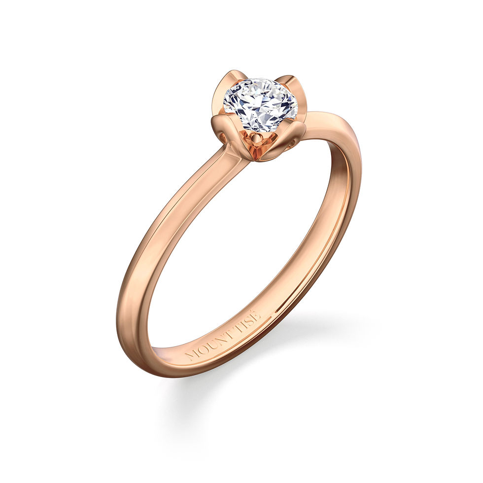 Thumbnail: Lumière Collection|Simple Sleek Round Engagement Diamond Ring