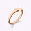 Thumbnail: Simple Initial Bezel Diamond Engagement Ring | 18K Rose Gold
