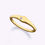Thumbnail: Simple Initial Bezel Diamond Engagement Ring | 18K Yellow Gold