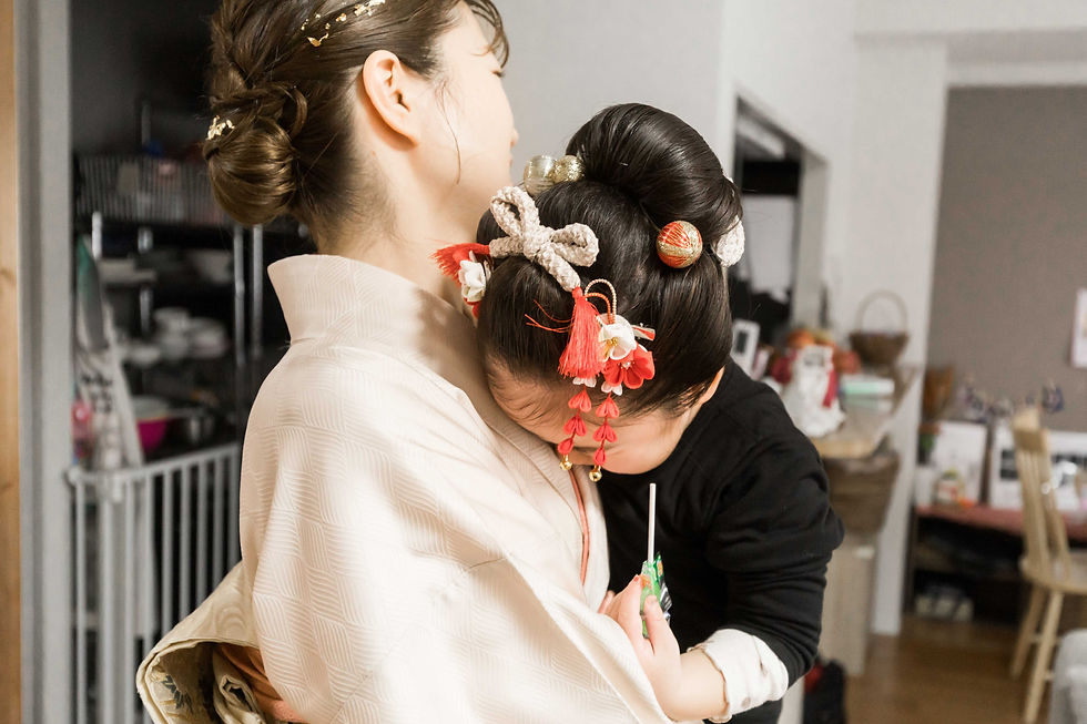 お支度からの七五三撮影