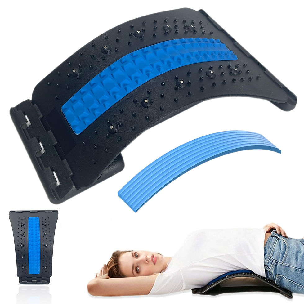 Thumbnail: LumbarRelief™  Adjustable Back Stretching & Pain Relief Device