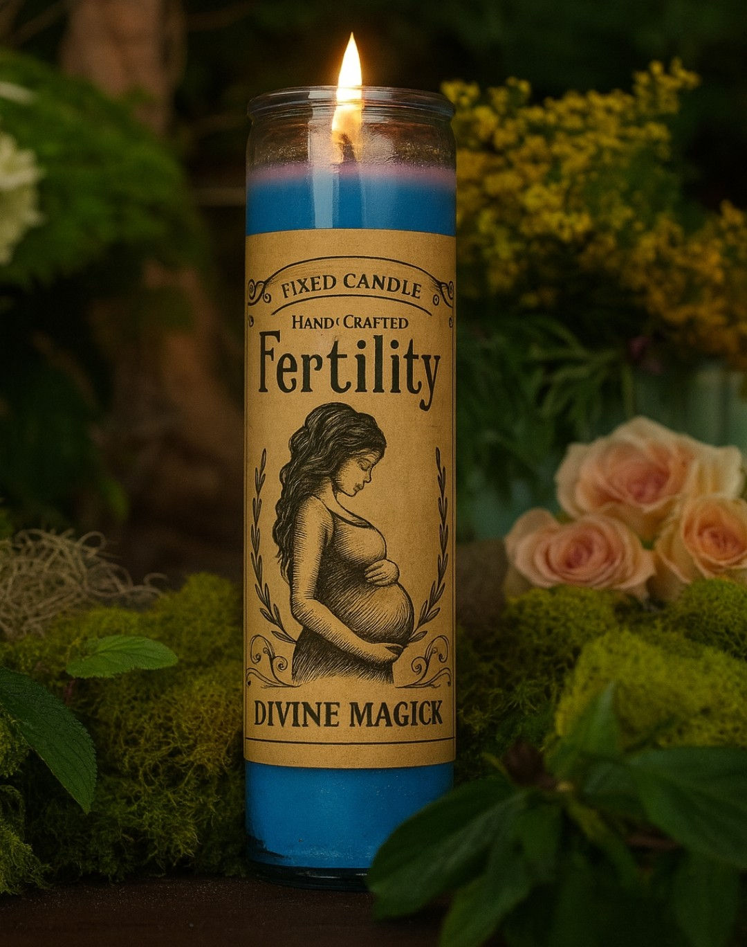 Fertility candle | Pregnancy candle Burn Service + Report