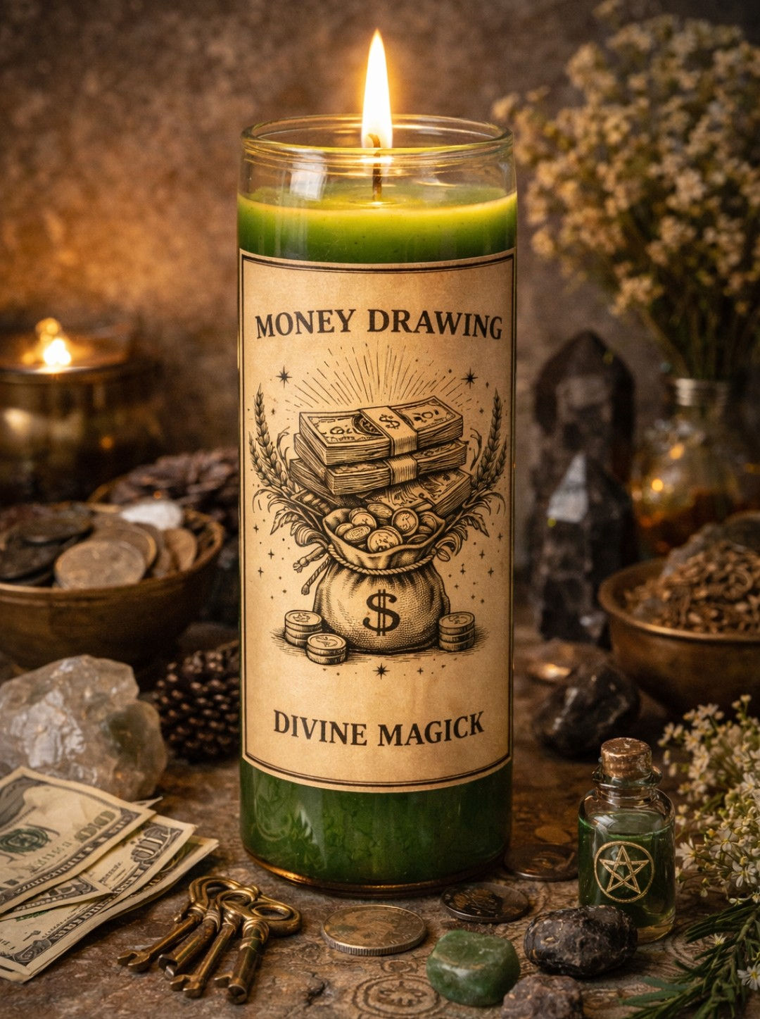 Money Drawing | Money Increase Candle Burn Service + Report