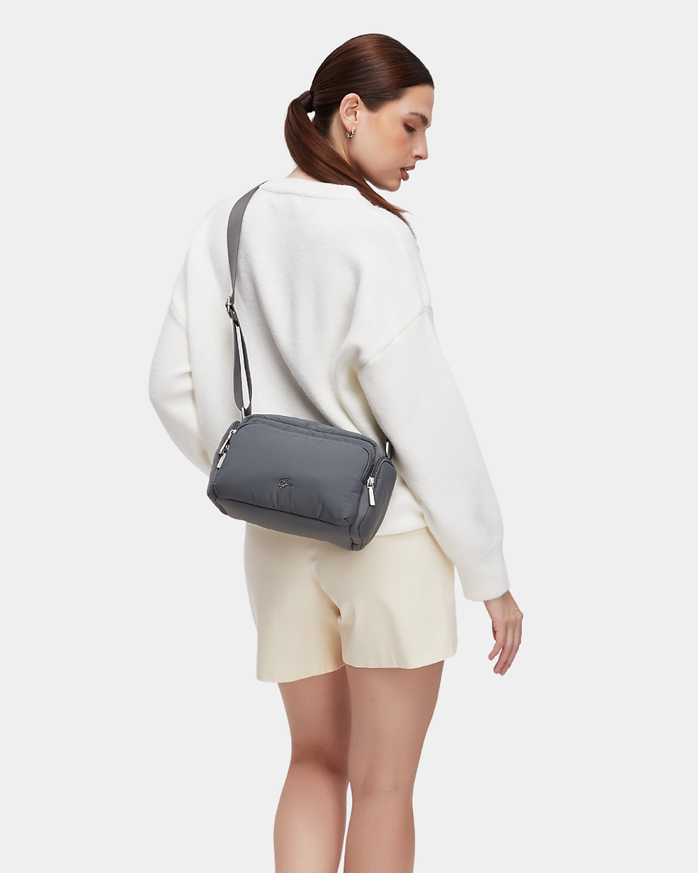 Thumbnail: Elda Nylon Puffer Sling Bag
