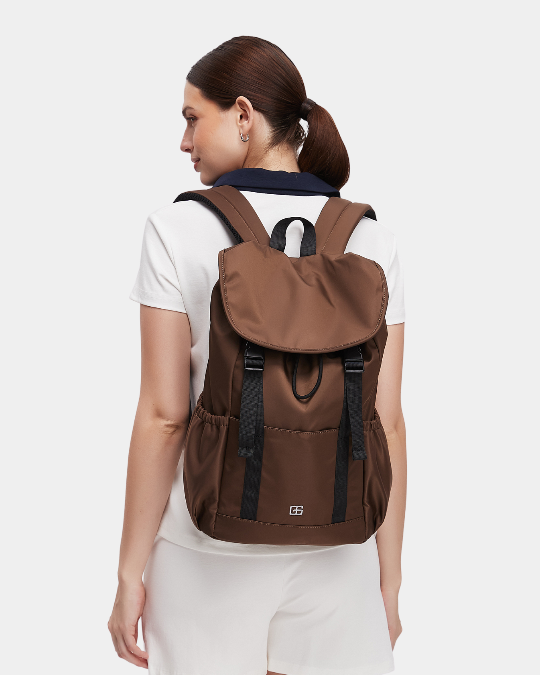Kaison Nylon Backpack (Cocoa)