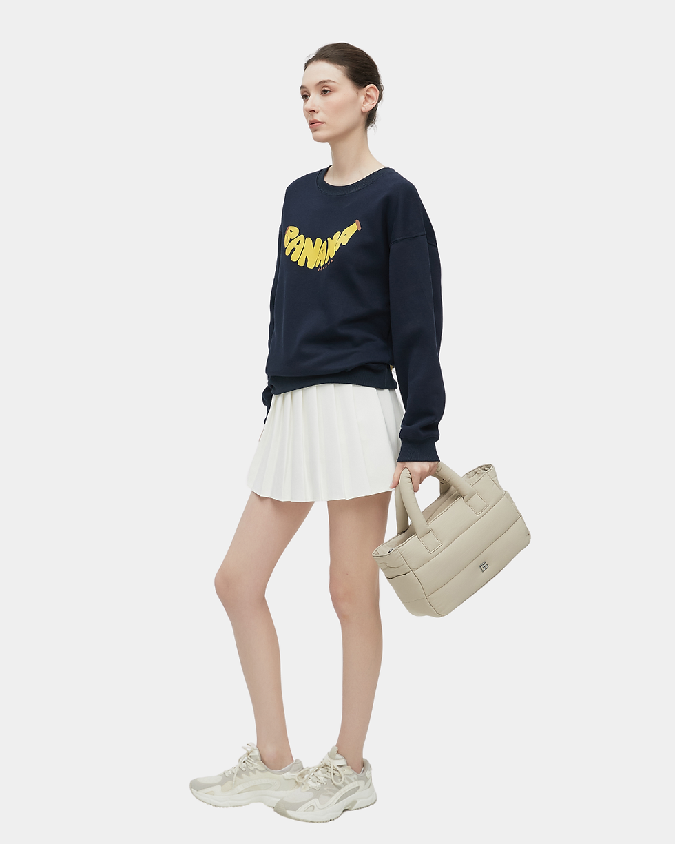 Thumbnail: Novella Puffer Sling Bag (Oat)
