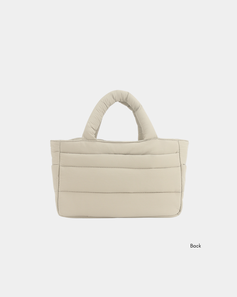 Thumbnail: Novella Puffer Sling Bag (Oat)
