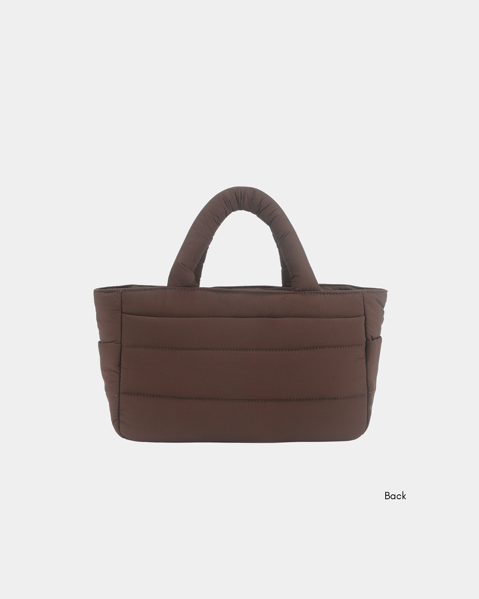 Thumbnail: Novella Puffer Sling Bag (Cocoa)