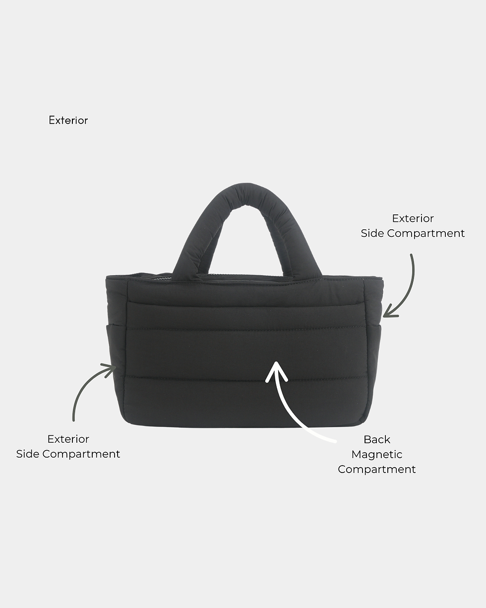 Thumbnail: Novella Puffer Sling Bag (Cocoa)