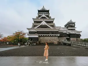 กินซูชิเนื้อม้าดิบ เดินเล่นเมืองจำลองเอโดะ ปราสาทคุมาโมโตะ ญี่ปุ่น Kumamoto