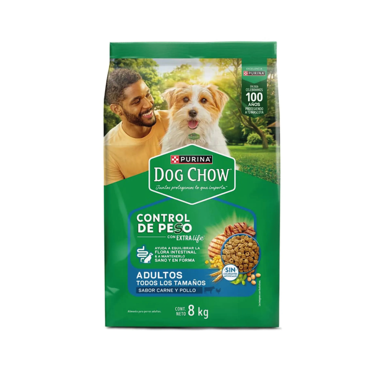Dog Chow adultos control peso