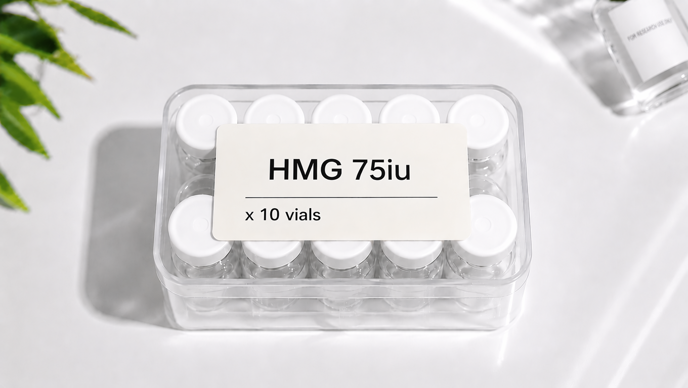 HMG 75iu x 10 vials