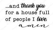 Thank you Amen