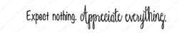 Expect Nothing
