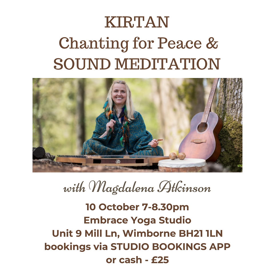 Kirtan - Chanting for Peace with Sound Meditation