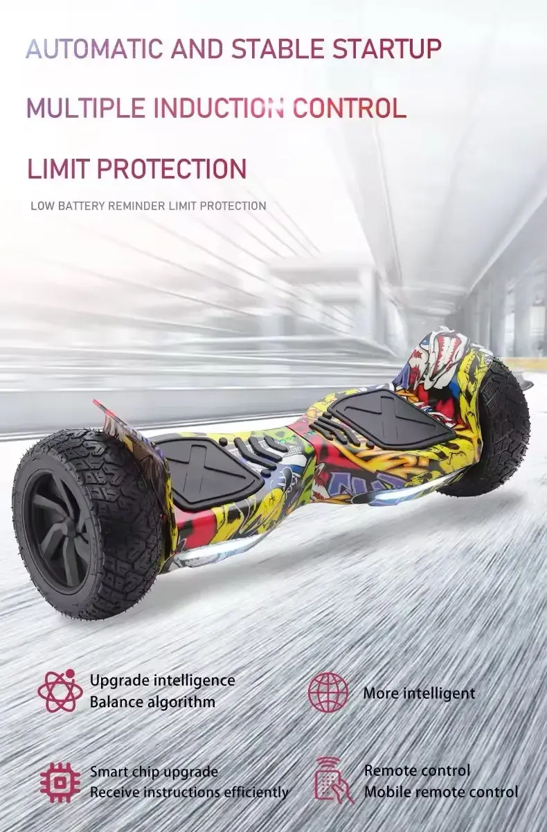 Thumbnail: G2 Warrior 700W Electric Hoverboard with Bluetooth LED Lights