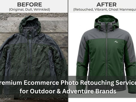 Why Outdoor & Adventure Brands Need Ecommerce Photo Retouching Services to Win Research-Driven Buyers