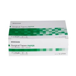 Box of surgical tape with visible text. Surgical Tapes PAPER.