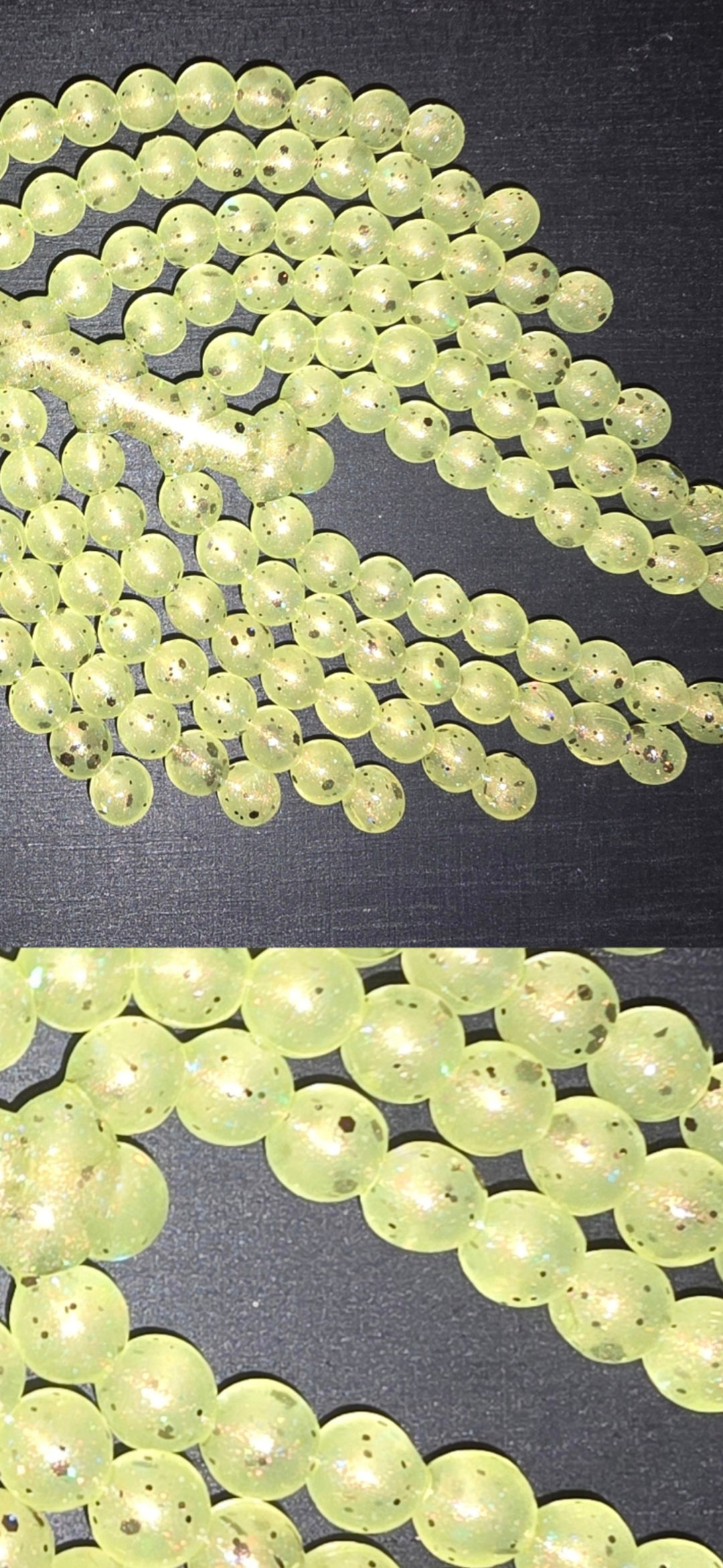 Chad's Tackle .25" Egg String - Limited - Swamp Water
