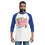 Thumbnail: Vida Baby Gorgeous Unisex 3/4 Sleeve Raglan Shirt