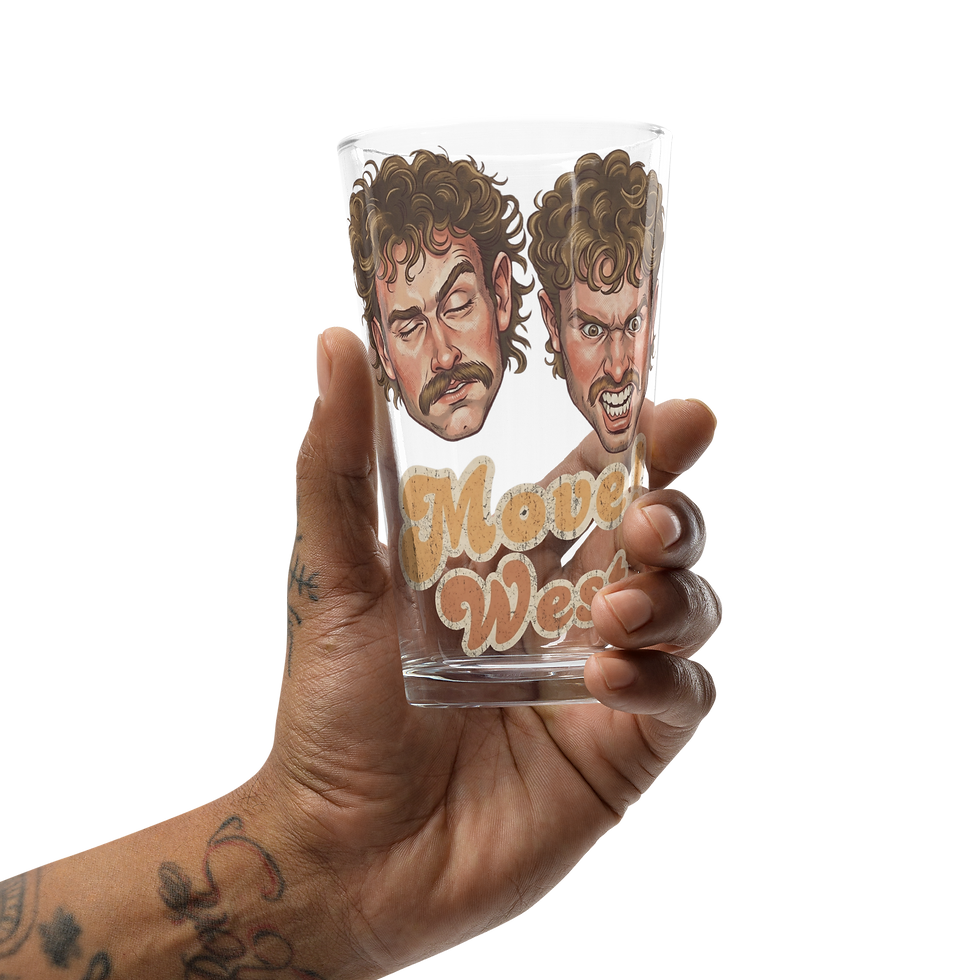 Thumbnail: MOVE! West - Shaker Pint Glass (16 oz)