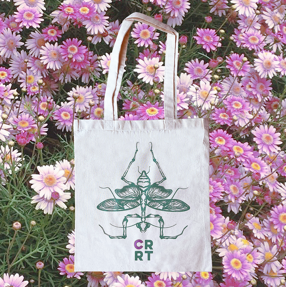 Thumbnail: PURPLE BUG TOTE BAG